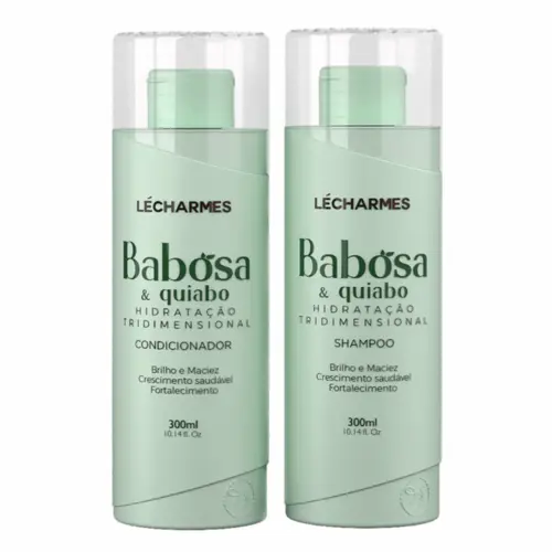 Kit Shampoo + Condicionador Babosa e Quiabo