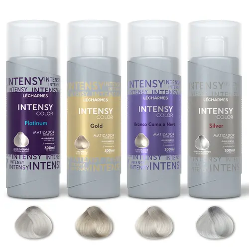 Kit Matizador Loiro - Platinum + Gold + Branco + Silver 300ml
