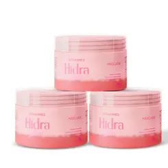 Kit 3 máscaras Hidra Glow 300g
