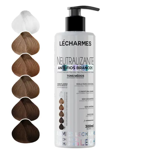 Neutralizante Anti-Fios Brancos - Tom médio 300ml