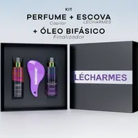 Kit Rotina Perfeita - Óleo Bifásico + Escova + Perfume Capilar