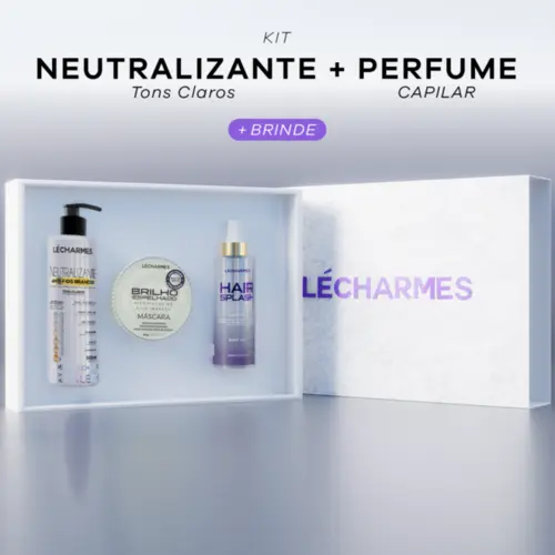 Kit Cheiro Perfeito - Neutralizante Claro + Hair splash + Máscara ( Brinde)