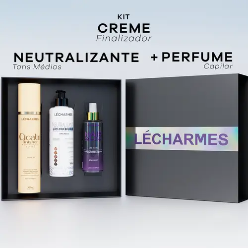 Kit Essencial - Finalizador + Neutralizante Médio + Hair Splash