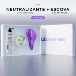 Kit Presente Perfeito - Neutralizante Escuro + Escova + Máscara ( Brinde)